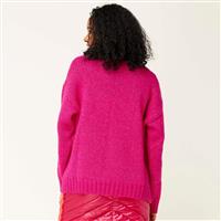 Krimson Klover Women's Ski Pullover Sweater - Jazzy Pink (895)